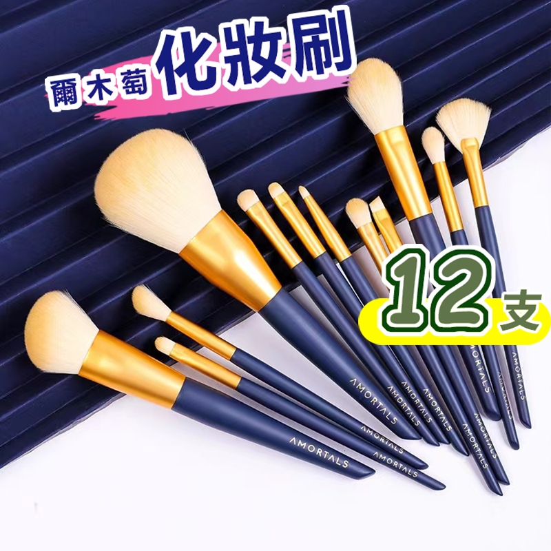 12支化妝刷具套組 套刷爾木萄正品 鼻影刷 眼線眼影刷 側影刷 高光刷 化妝刷 散粉刷 腮紅刷 細部細節局部刷臥蠶刷現貨 | 蝦皮購物