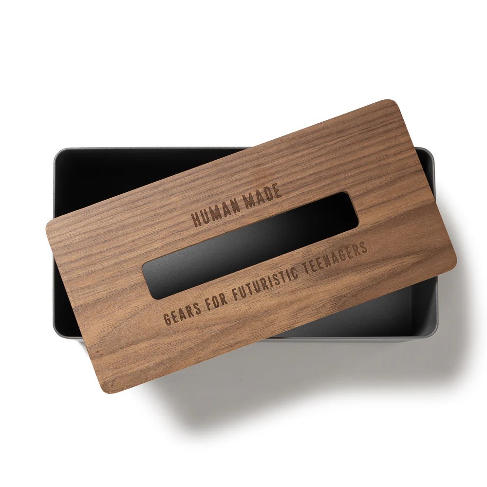 Human made TRASH CAN垃圾桶TISSUE BOX面紙盒衛生紙盒MAKEUP TOOLBOX