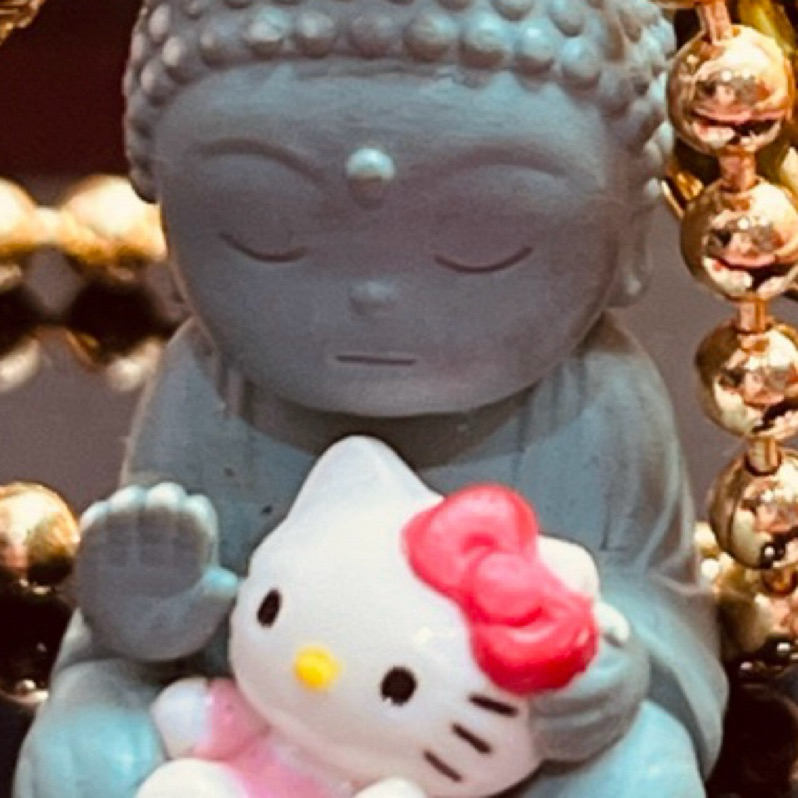 日本帶回來的Hello Kitty奈良限定大佛守護吊飾鑰匙圈 | 蝦皮購物