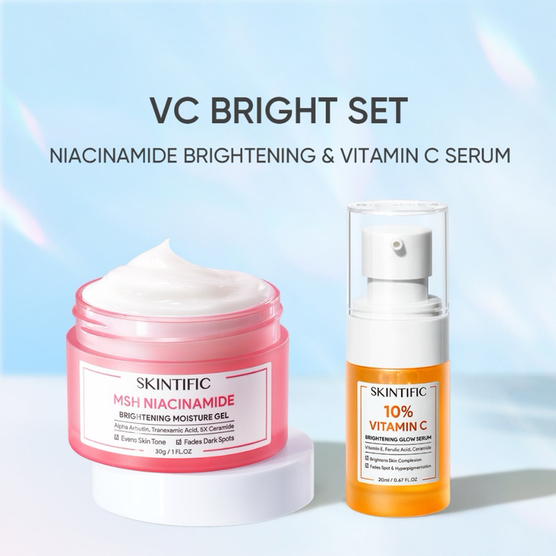 Skintific Moisture Gel & Serum セット MSH Niacinamide Brightening Moisture Gel