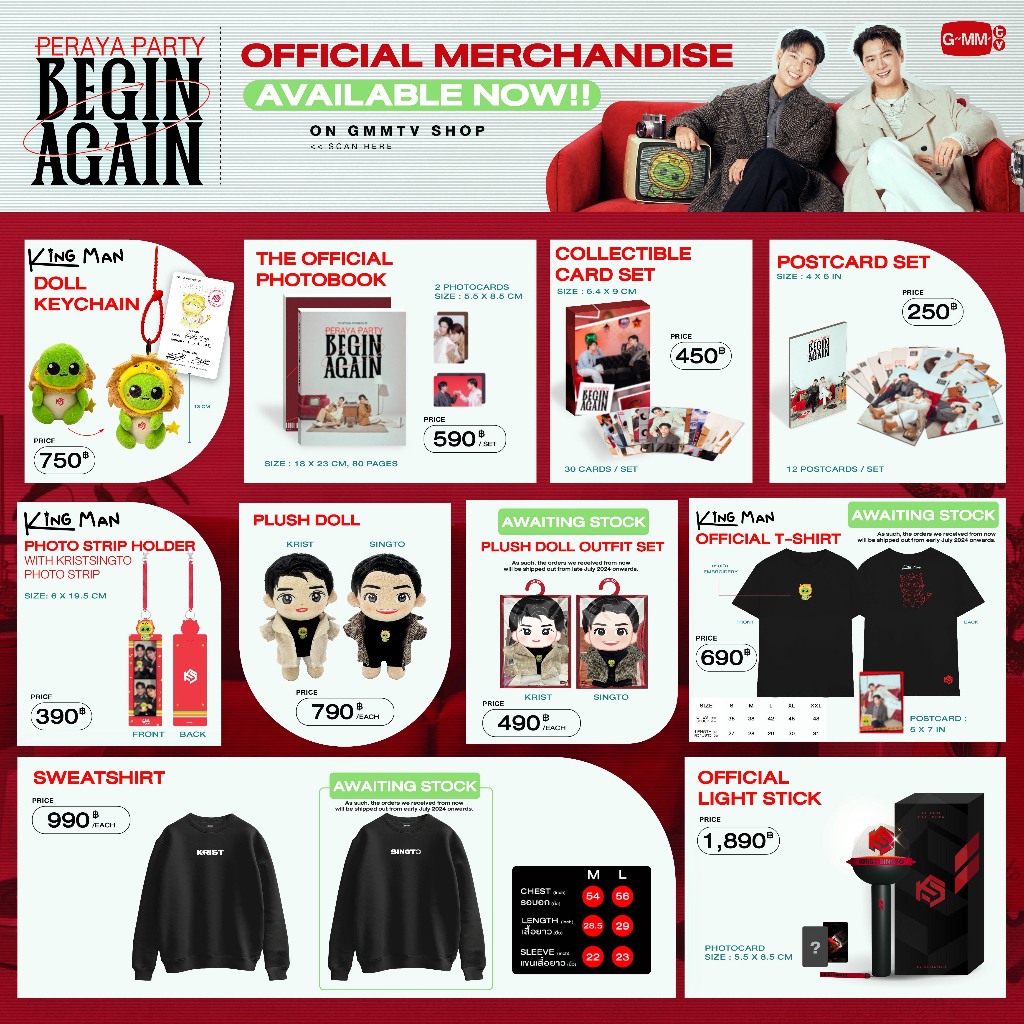 KristSingto - Peraya Party Begin Again DVD Boxset | Webuybangkok