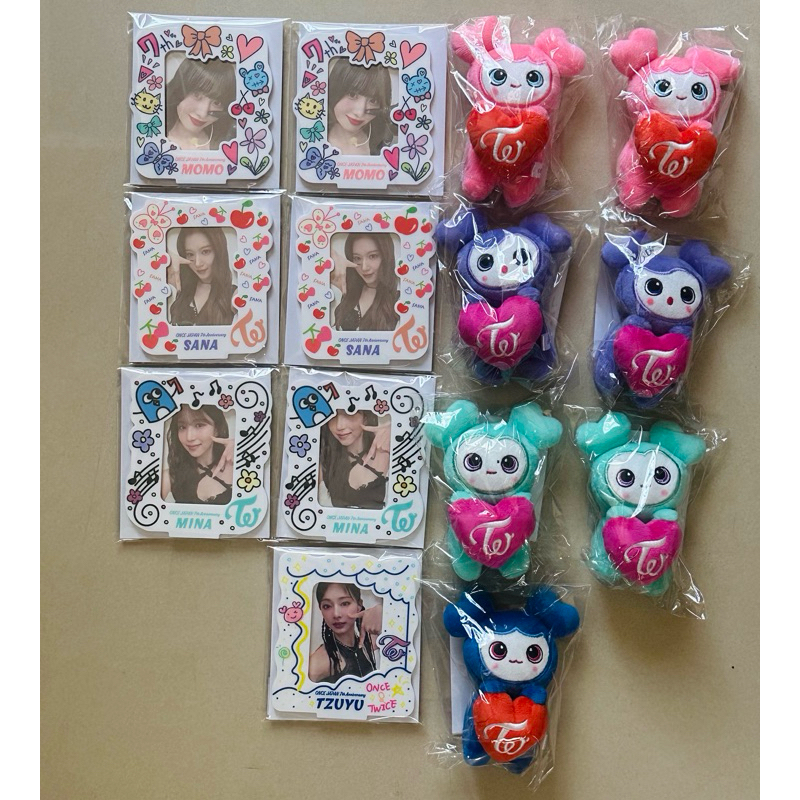 現貨TWICE 日本七週年ONCE JAPAN lovely 掛飾立牌小卡MOMO SANA MINA