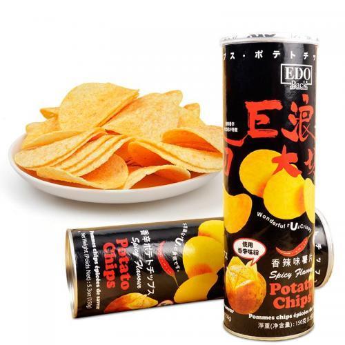 現貨 Buyippee代購 ️｜香港 巨浪大切 香辣味薯片 江戶 EDO 洋芋片 辣味 150G 預購 | 蝦皮購物