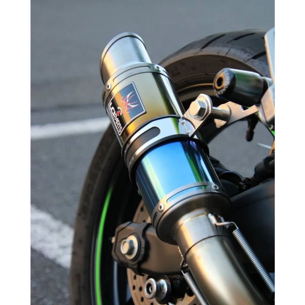 來自日本奈良的超便宜排氣管!!! LCI ZX-4RR 短版鈦合金尾段排氣