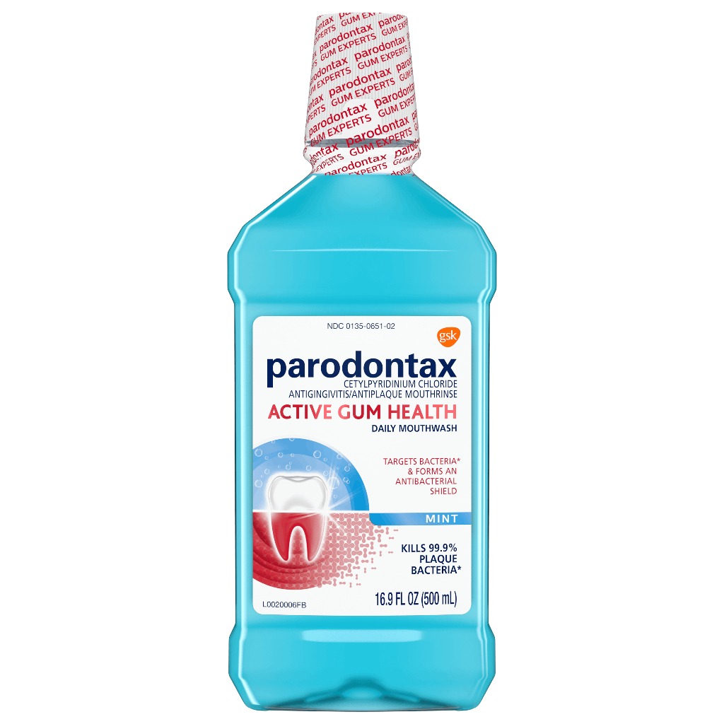 【B2 美國代購】🔥現貨新效期🔥Parodontax Mouthwash 無酒精 漱口水 500ml Dr. Grace