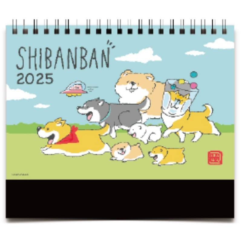 (現貨）2025桌曆 114年 插畫桌曆 微笑柴犬 柴犬 shibanban 三角桌曆 平面桌曆 桌曆 卡通桌曆 | 蝦皮購物