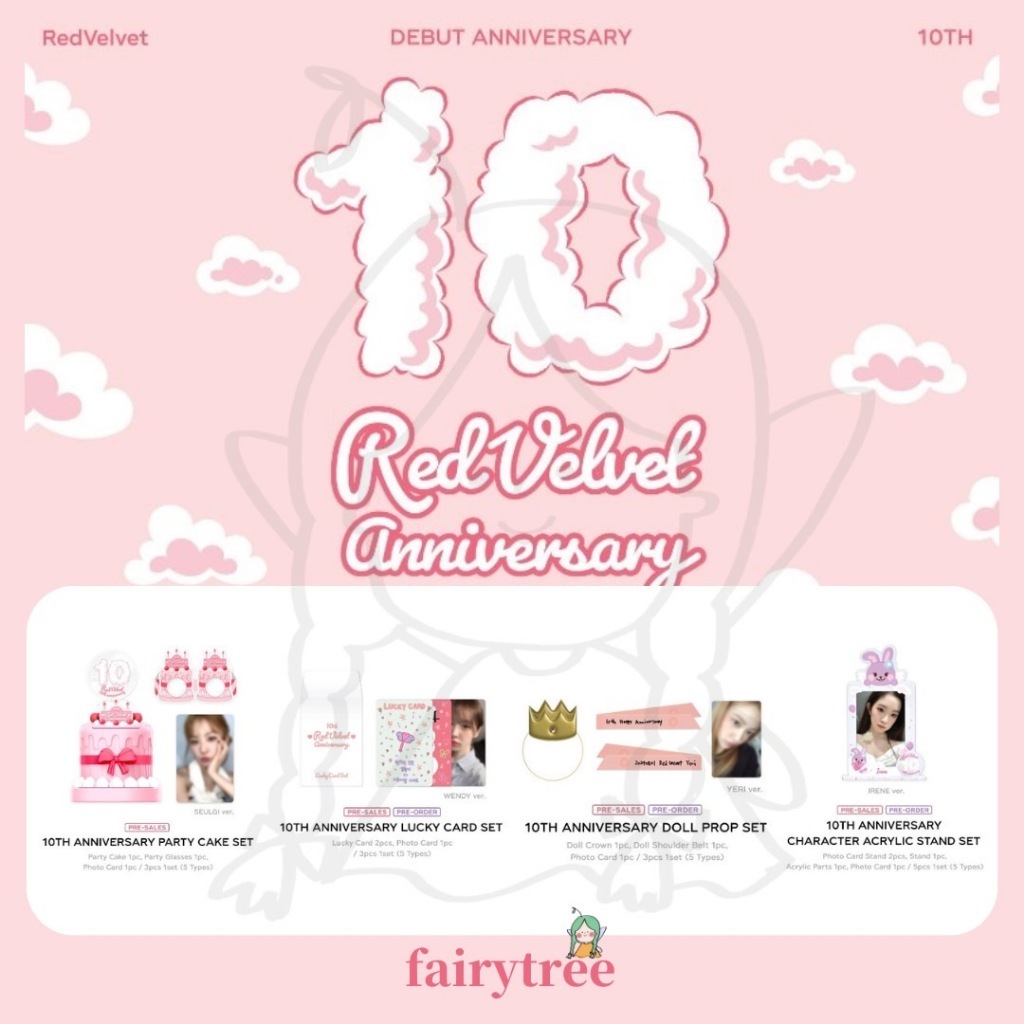 仙女樹🌟 現貨Red Velvet 10周年紀念官方周邊香水組| 蝦皮購物