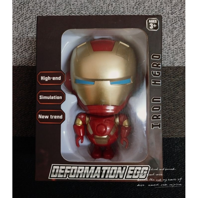 鋼鐵人公仔_Deformation Egg Iron Hero | 蝦皮購物