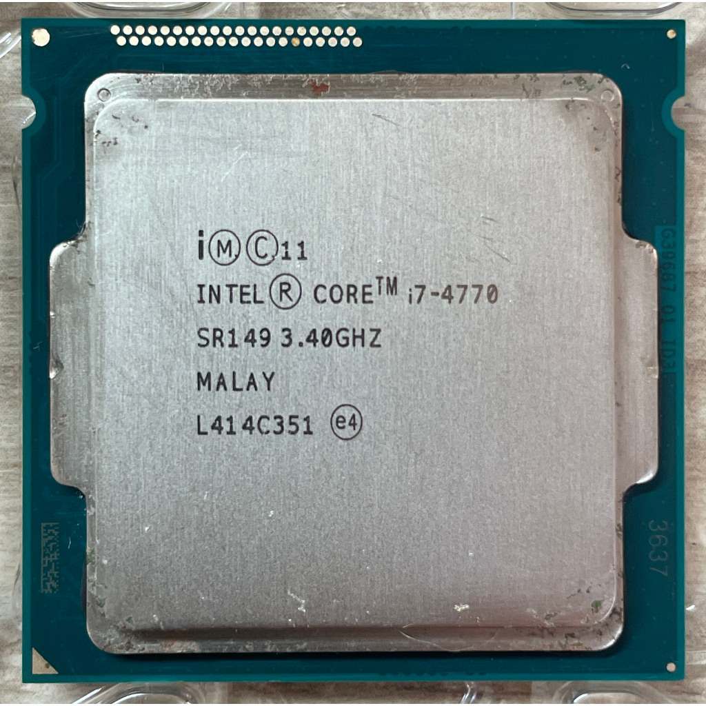 ⭐️【Intel i7-4770/i7-4770K 4核8緒】⭐ 正式版/4代I7/1150腳位/無風扇/保固3個月 | 蝦皮購物