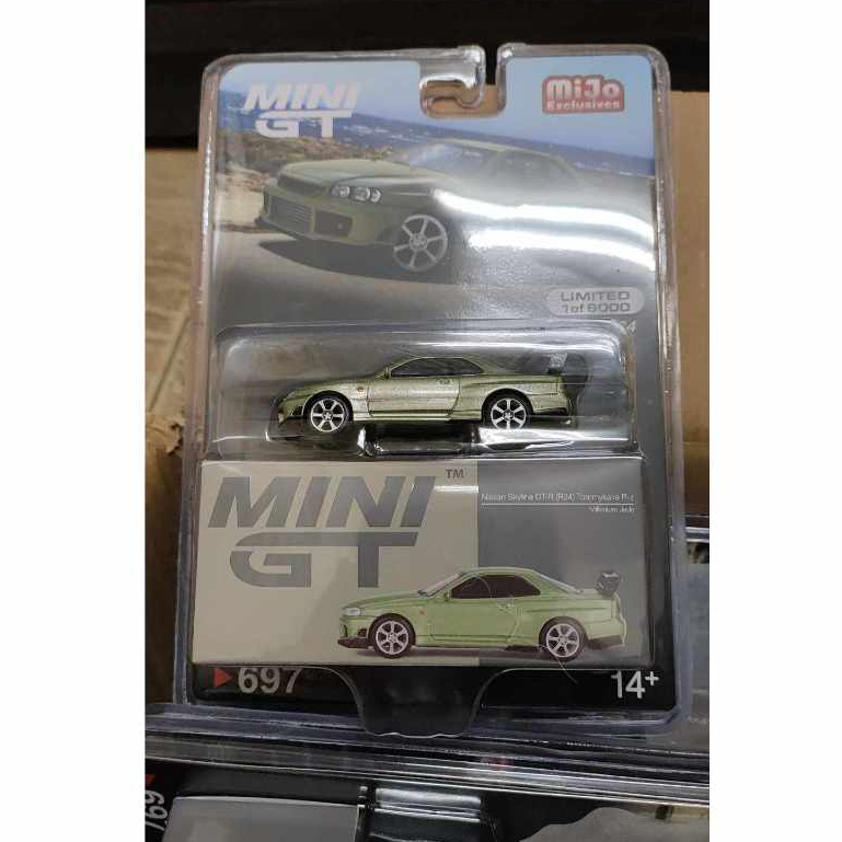 (現貨) Mini GT 美版 697 右駕 Nissan Skyline GT-R R34 Tommy | 蝦皮購物