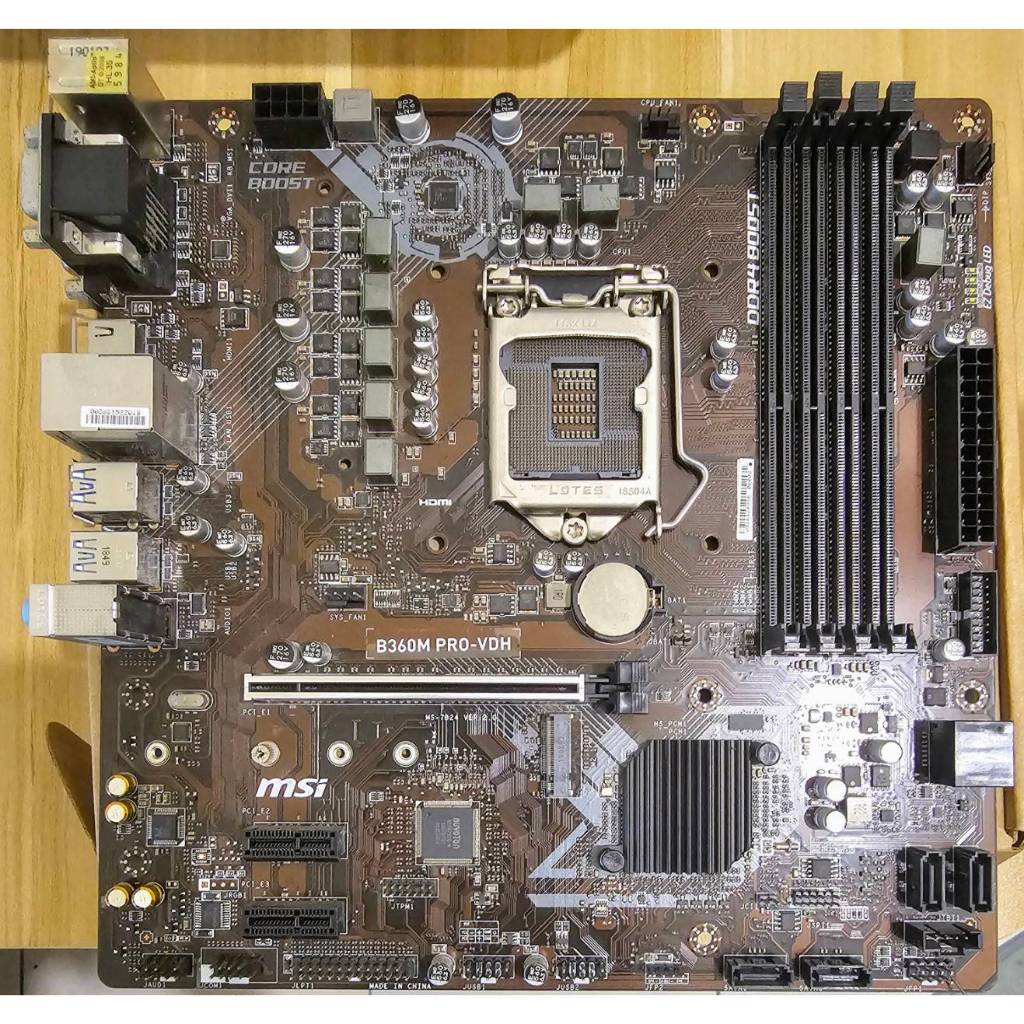 MSI B360M PRO-VDH | 蝦皮購物