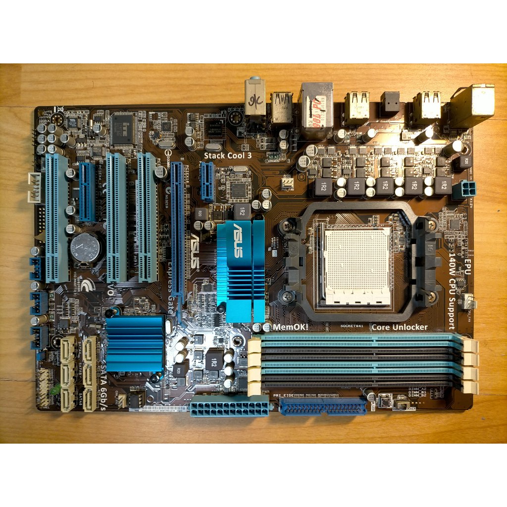 A.AM3/2+主機板-華碩 M4A87TD 870 DDR3雙通道 全固態電容 USB3.0 PCI-E 直購價430 | 蝦皮購物