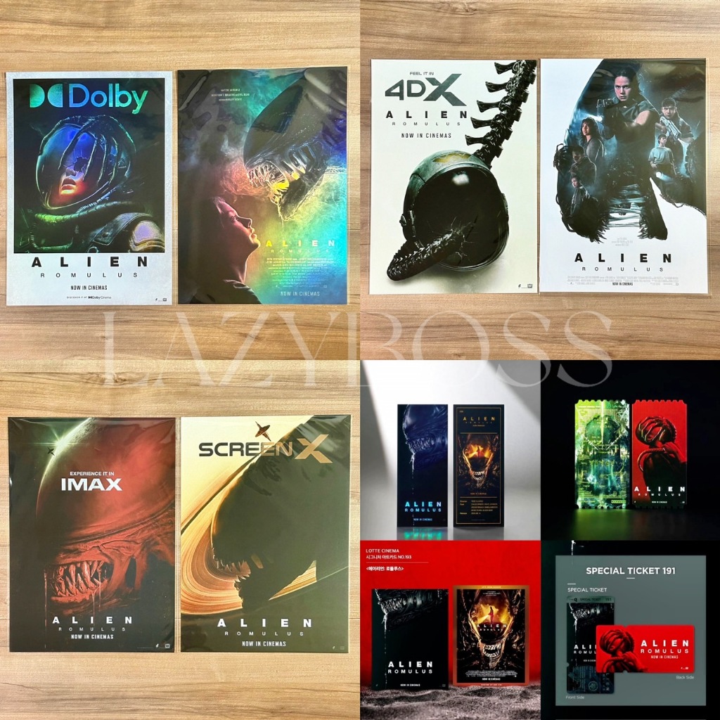 韓國 異形：羅穆路斯 海報 票卡 藝術卡 CGV TTT MEGABOX 樂天 | 蝦皮購物