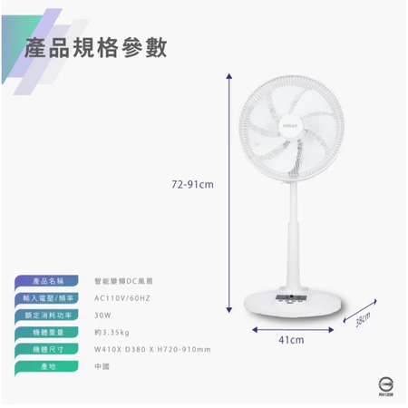千元級距的 CP 值王者：禾聯 HERAN HDF-14A3 14吋 DC變頻扇深度推薦