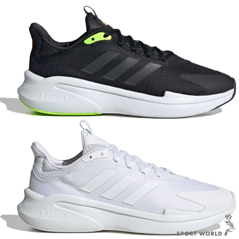 Adidas 男鞋 慢跑鞋 緩衝 回彈 ALPHAEDGE + 黑/白【運動世界】IF7294/IF7291 | 蝦皮購物