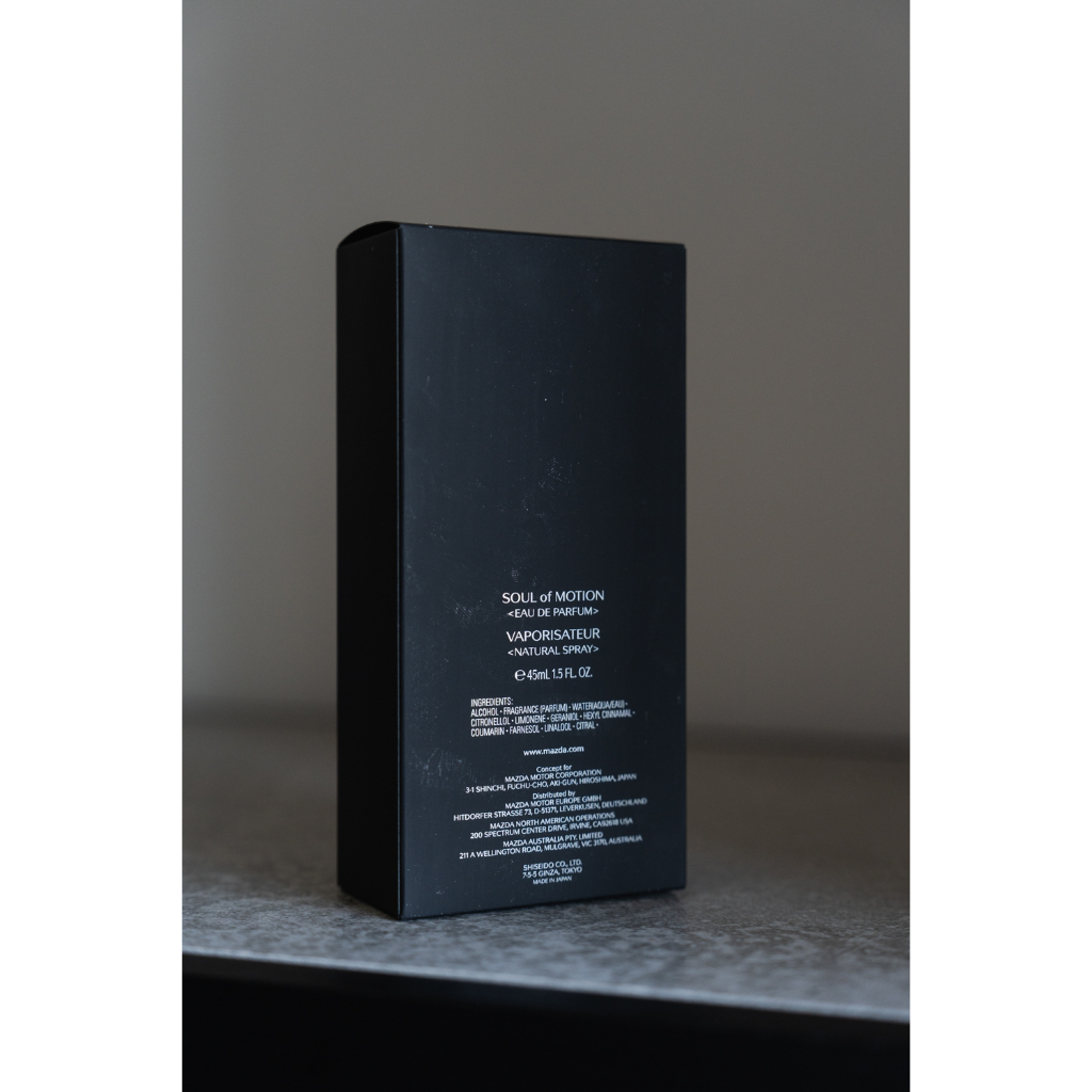 Mazda 魂動香水SHISEIDO 資生堂馬自達香水45ml Soul of Motion