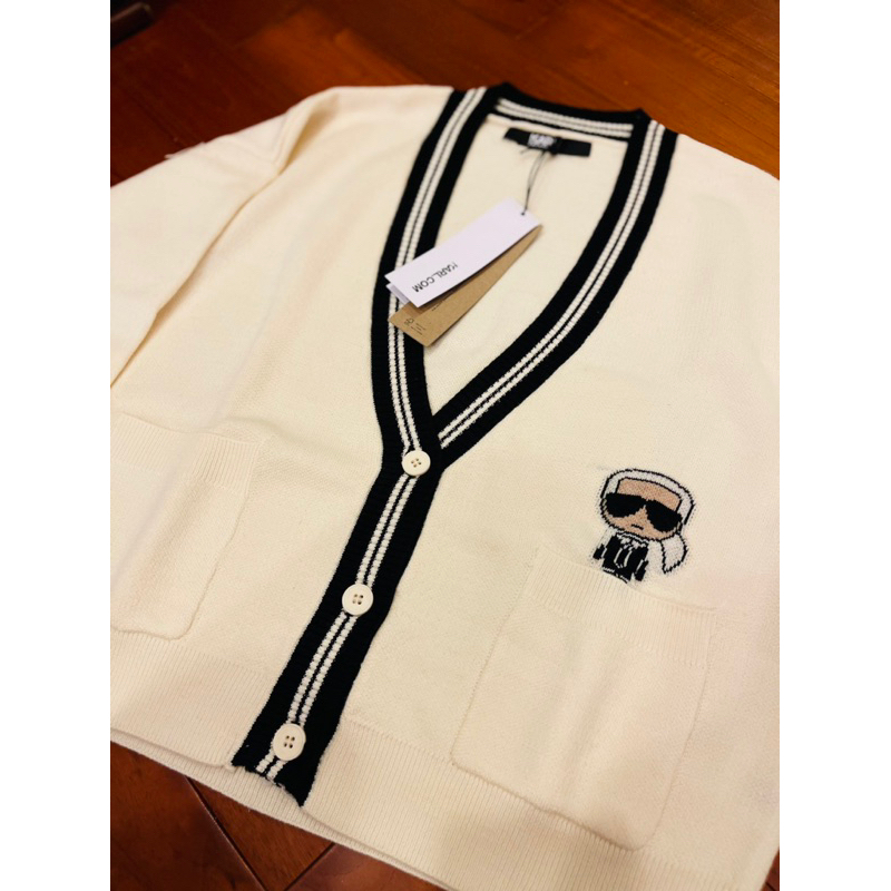 Karl deals lagerfeld cardigan