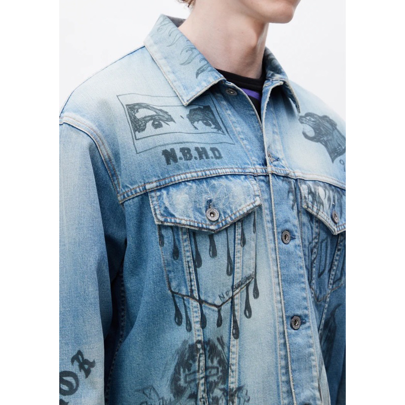 NEIGHBORHOOD 23AW FADE DENIM TYPE-3 JACKET 牛仔外套夾克| 蝦皮購物