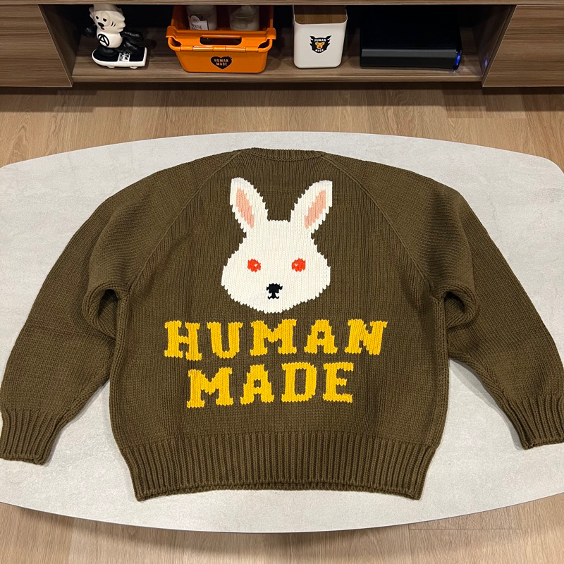 HUMAN MADE RABBIT RAGLAN KINT 兔子針織毛衣| 蝦皮購物