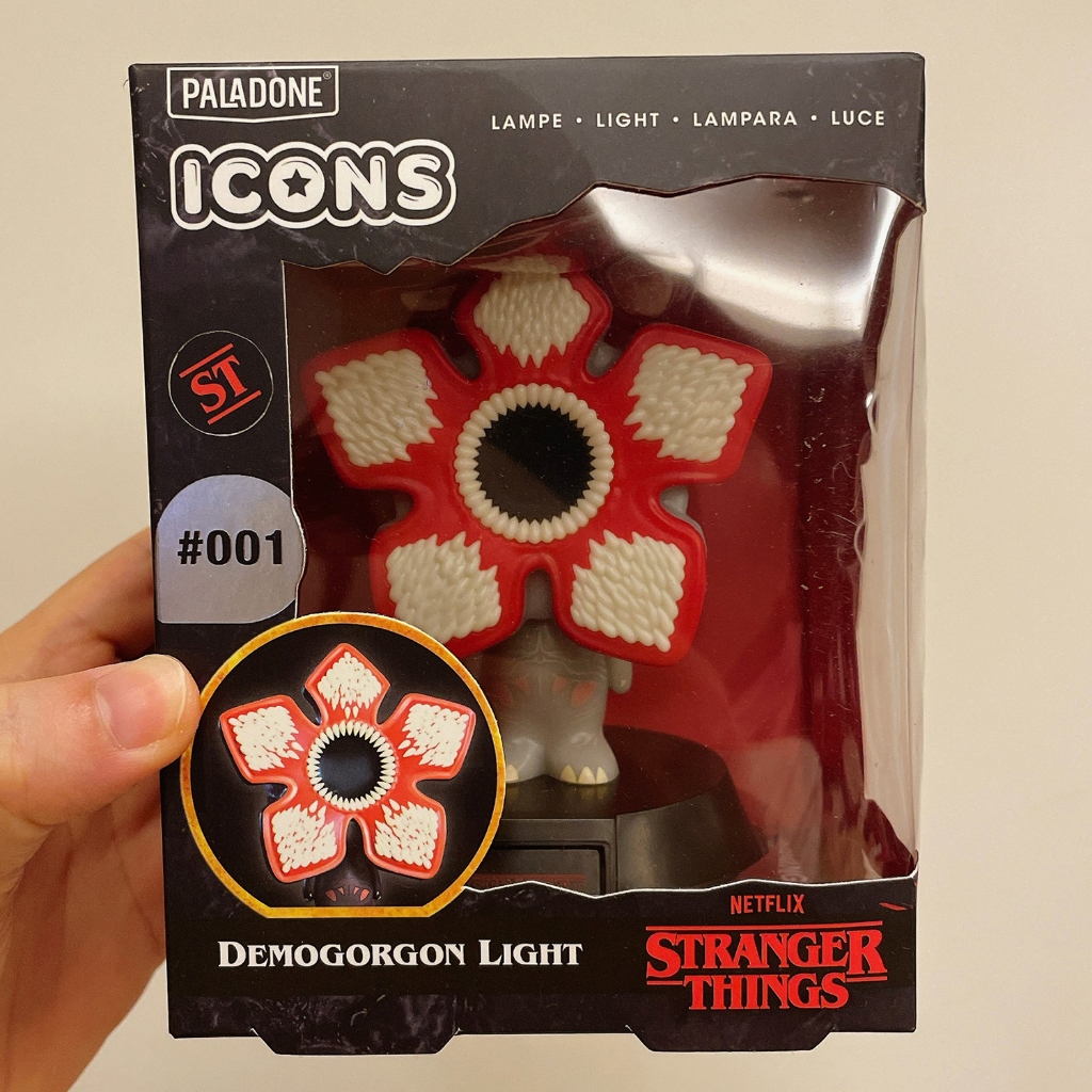 Paladone Lampe Icon Stranger Things 20 Cm – Lampe Officielle Netflix, Éclairage Ambiance Chambre Geek