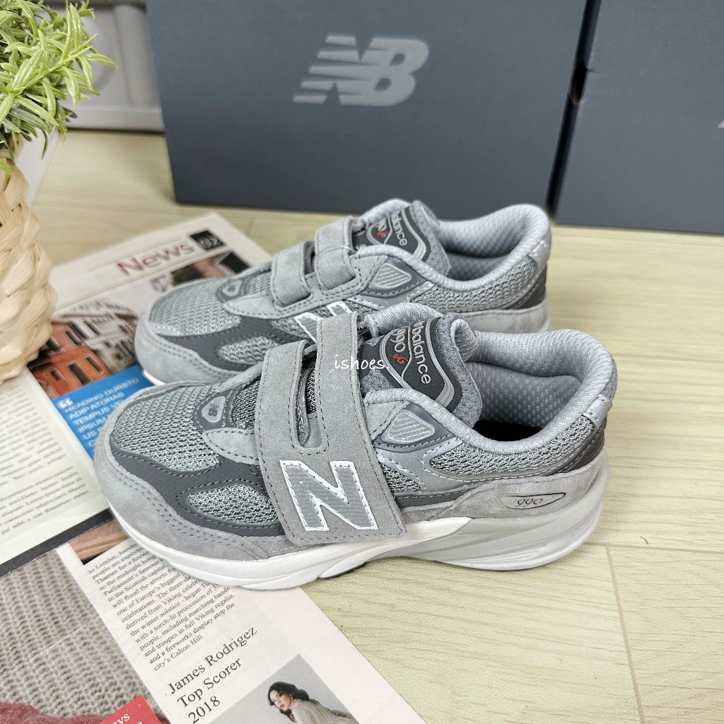 現貨iShoes正品New Balance 990 中童V6 寬楦童鞋運動PV990GL6