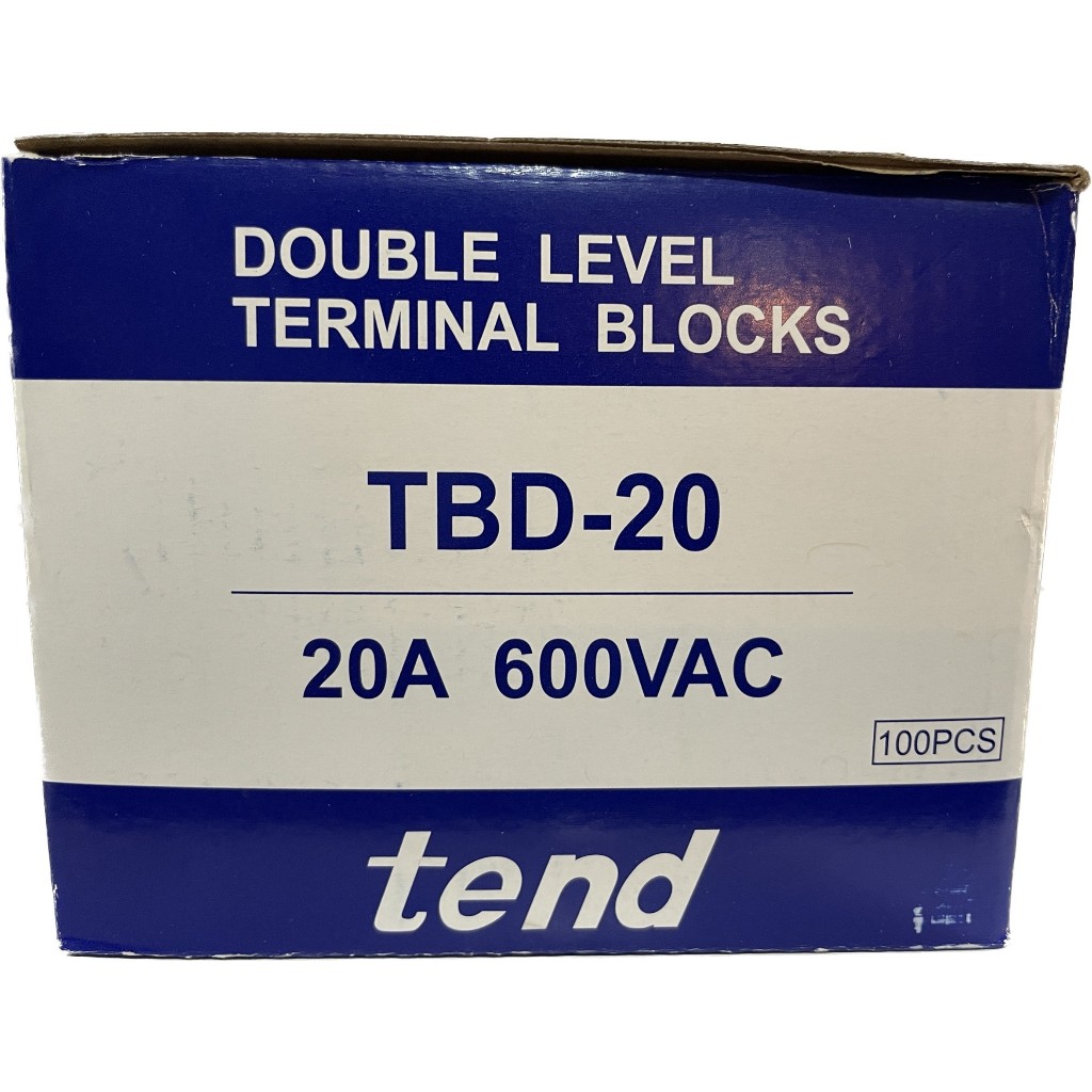 TEND天得雙層端子台TBD-10/TBD-20/TBH-10(保證公司貨/新品)*整盒下單處 附發票 | 蝦皮購物