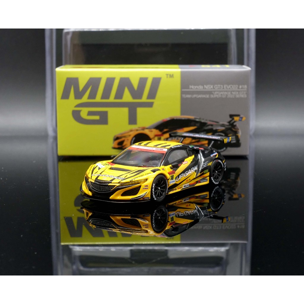 MASH】現貨特價Mini GT 1/64 NSX GT3 EVO22 #18 TEAM UPGARAGE #541