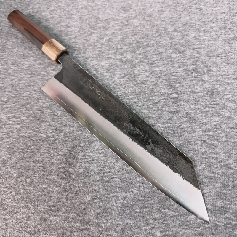 限定セールをすべて 幸之祐「墨色」 SLD鋼黒打梨地幅広型切付牛刀240mm（附鞘 調理器具