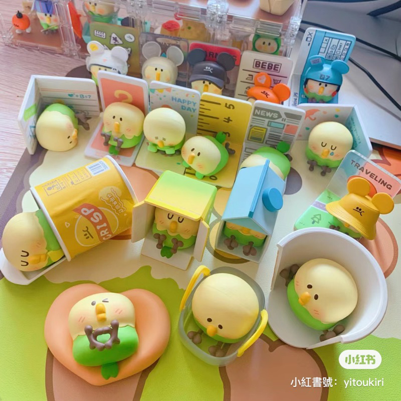 【現貨】萌趣 小鸚鵡 Bebe 我們宅一起 杯面 確認款 正版盲盒 潮玩 公仔 手辦 | 蝦皮購物