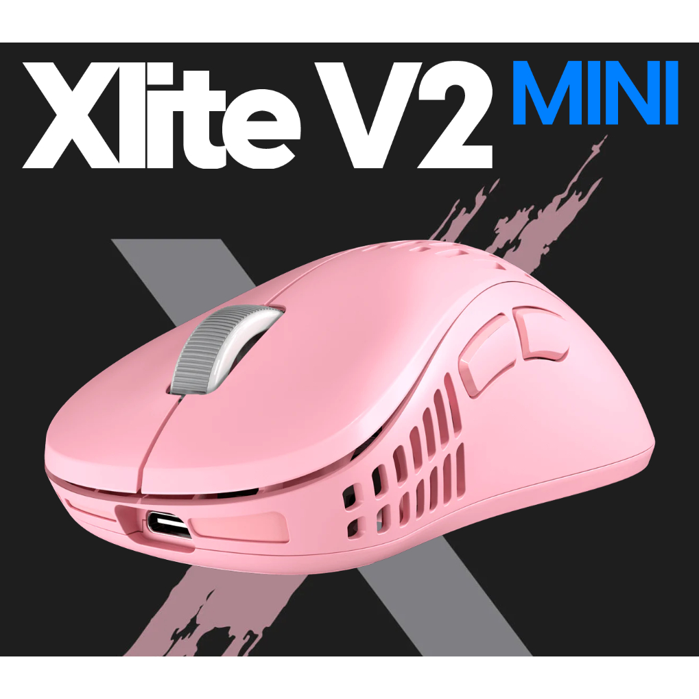 Pulsar｜Xlite V2、Xlite V2 Mini｜人體工學一般款、PINK粉紅色少量