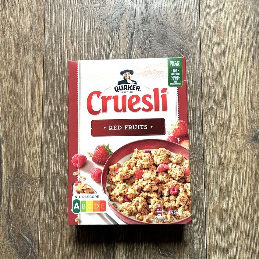 Quaker Cruesli red fruit