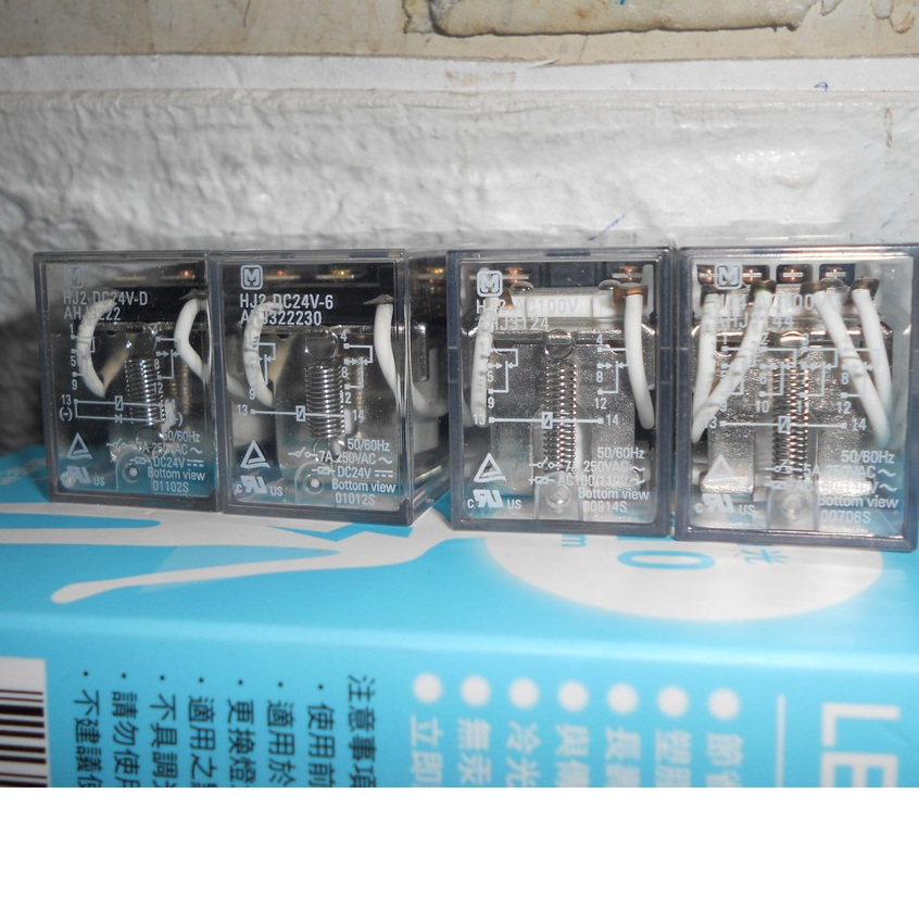 全新Panasonic繼電器HJ2-DC24V-6 HJ2-DC24V-D HJ2-AC100V HJ4-AC100V( | 蝦皮購物