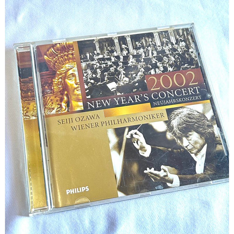 CD】_SEIJI OZAWA-2002 New year's Concert新年音樂會-小澤征爾-維也納