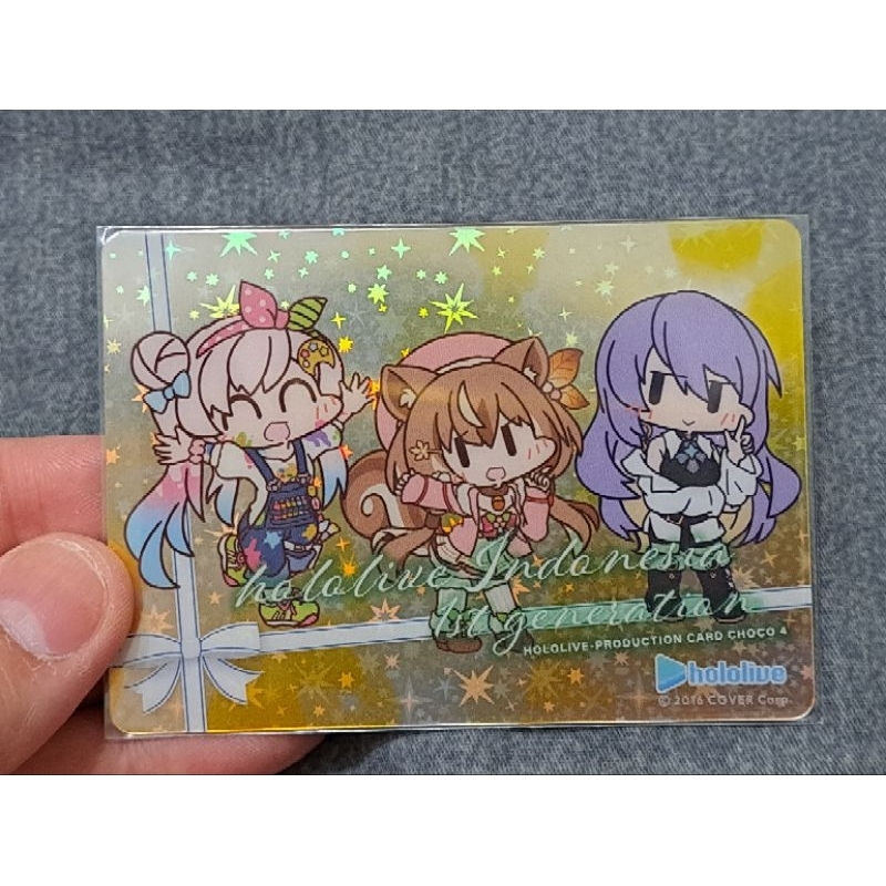 ID組 1期生 Moona Iofi Risu Hololive 4 巧克力 巧克力卡 有裝卡套 動漫 | 蝦皮購物