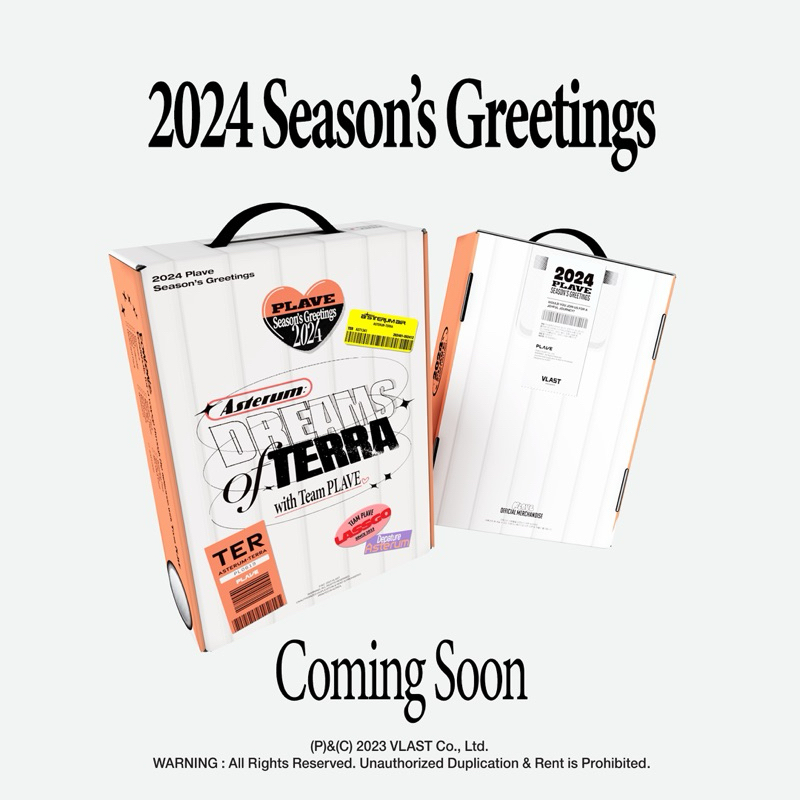拆完] PLAVE 2024 Season's Greeting | 蝦皮購物