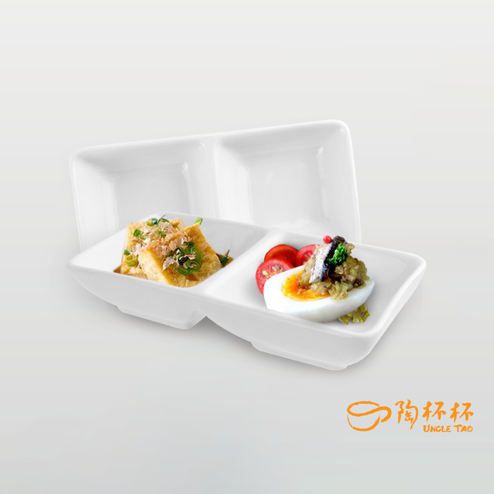 【陶杯杯】醬油碟 兩格碟 醬料碟 16cm AS06-07-04 陶瓷小碟碟子沾醬碟小菜碟 餐具餐盤 碗盤杯筷 台灣現貨 | 蝦皮購物