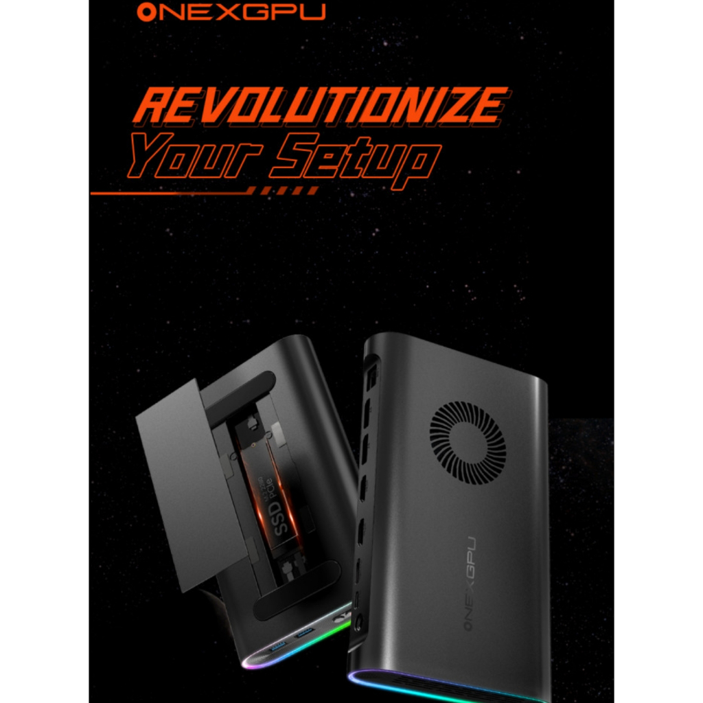《啾吉小舖》2025 ONEXGPU 2迷你 攜帶型顯示卡 oculink 內建SSD RX 7800M 4080 | 蝦皮購物