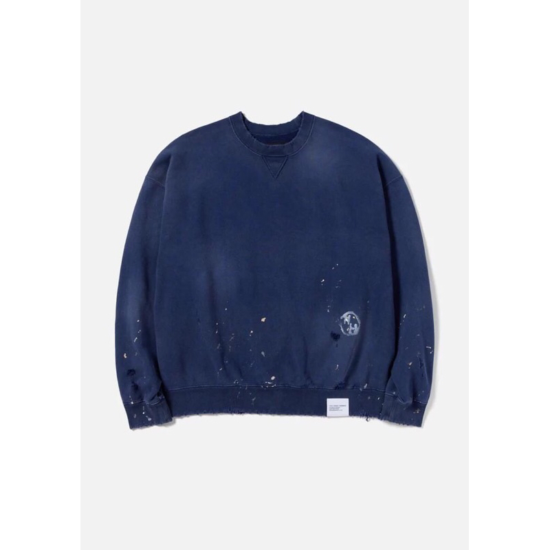23AW NEIGHBORHOOD DAMAGE SWEATSHIRT LS 全新正品NBHD | 蝦皮購物