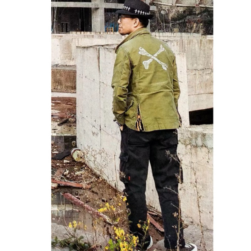 WTAPS 11AW jacket m65 m-65 虎紋 背骨 四口袋 厚磅 軍事外套 M