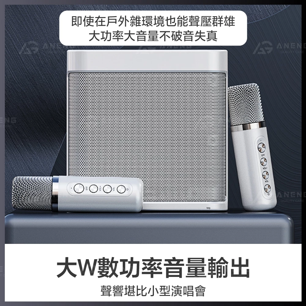 【2026 娛樂首選】KD-203 藍牙 KTV 音箱：雙人對唱、趣味變聲，隨時隨地開啟你的行動包廂