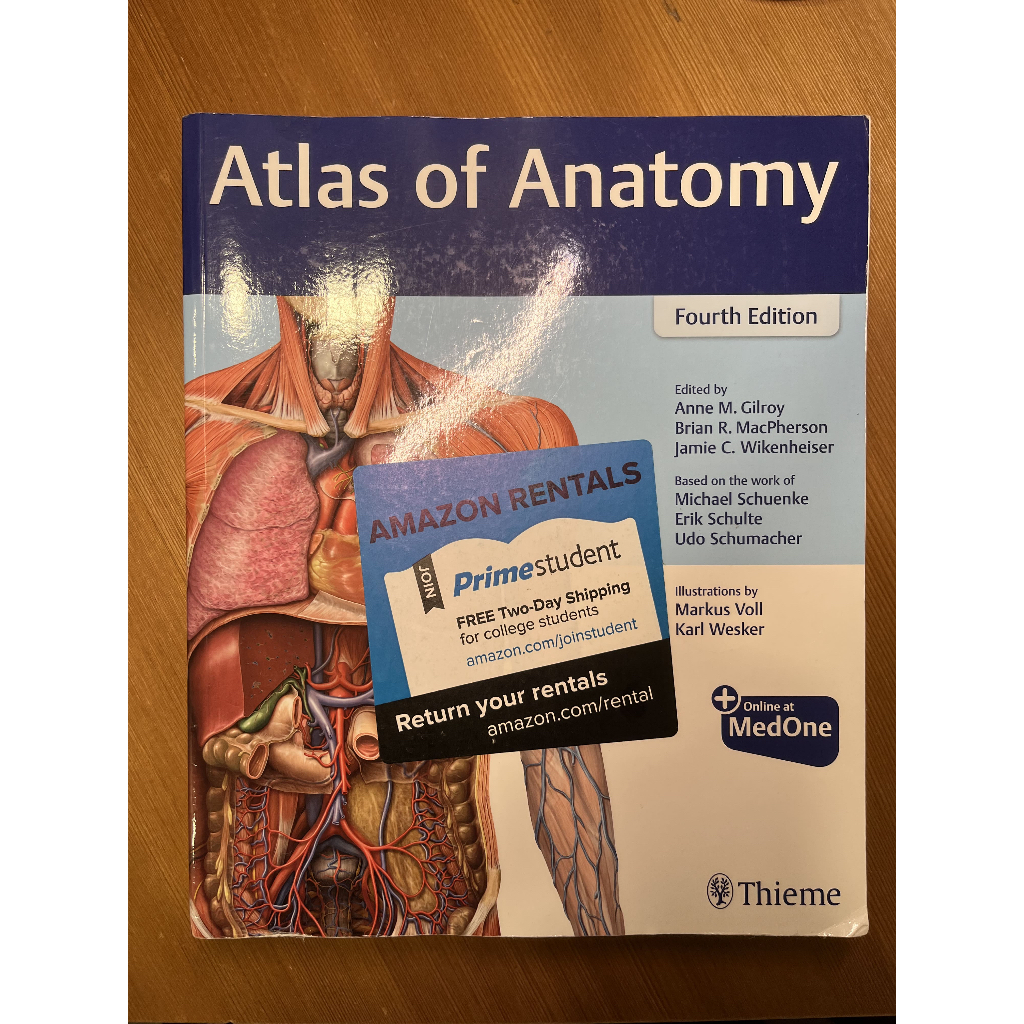 Atlas of Anatomy (Thieme 4th edition) | 蝦皮購物