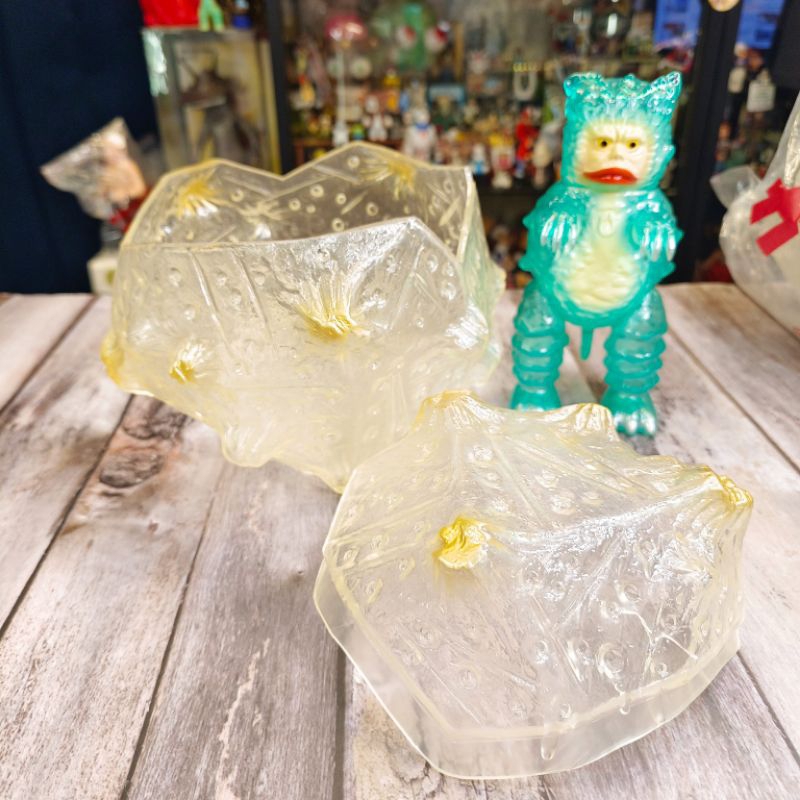 ⭐喔啦玩具店⭐M1號 ガラモン卡拉蒙 隕石怪獸 透明 藍透 綠透 限定 隕石 皮古蒙 皮蒙 老膠 軟膠 玩具公仔 | 蝦皮購物