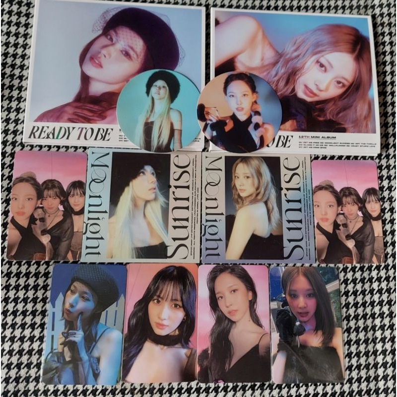 現貨含jyp特典預售禮】twice ready to be 單封子瑜紗夏sana 預售禮小卡