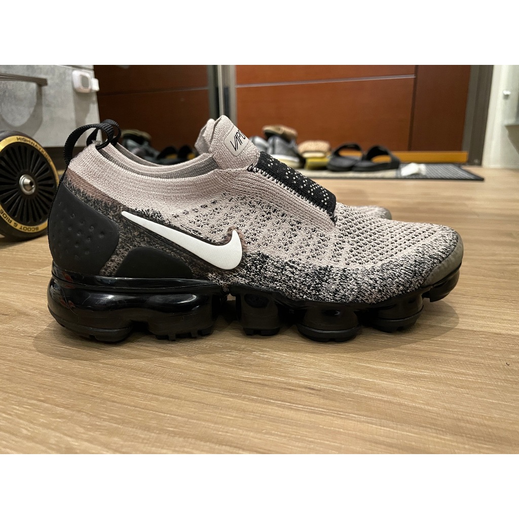 【Nike Air VaporMax FK Moc 2】黑灰 女鞋 AJ6599-202 24cm 無鞋帶 慢跑鞋