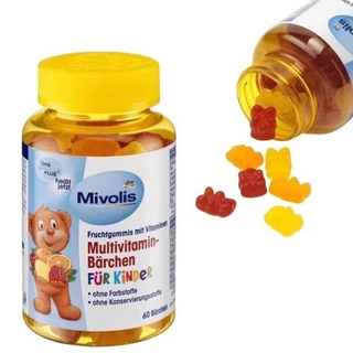 🇩🇪德國DM直送🇩🇪「現貨」Mivolis 兒童綜合維他命小熊軟糖60入