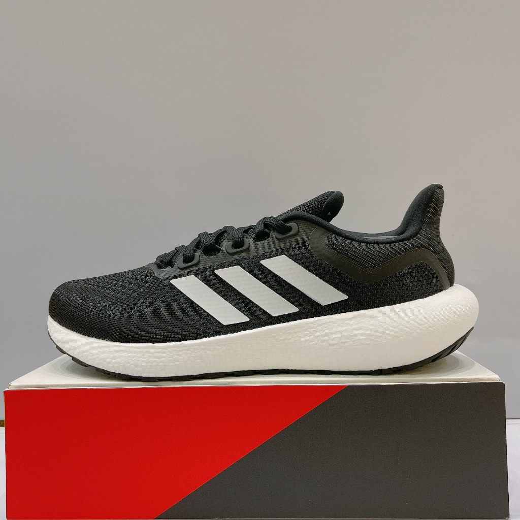 adidas PUREBOOST JET 男生 黑白 透氣 緩震 反光 運動 慢跑鞋 GW8588 | 蝦皮購物