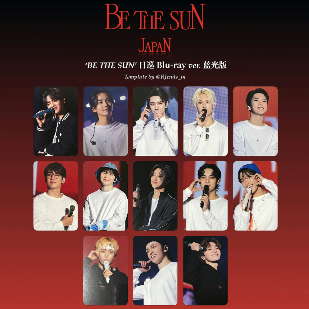 SEVENTEEN Be the Sun Japan DVD-