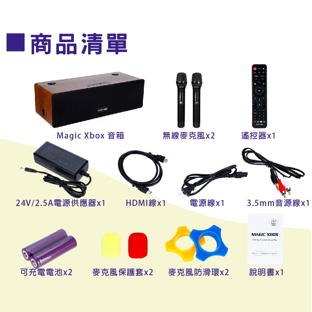 MAGIC XBOX 魔術音響 魔術盒子 電視盒 音響 藍芽音響 機上盒 擴大機 麥克風 卡拉OK KTV 多合一喇叭 | 蝦皮購物