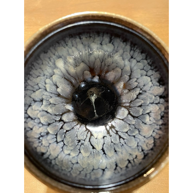 C1025 ️晶盞閣/李高發/水墨牡丹/黑牡丹/建盞/一物一拍/建盞/鐵胎/建盞杯/軟化水質/茶杯/油滴/ | 蝦皮購物