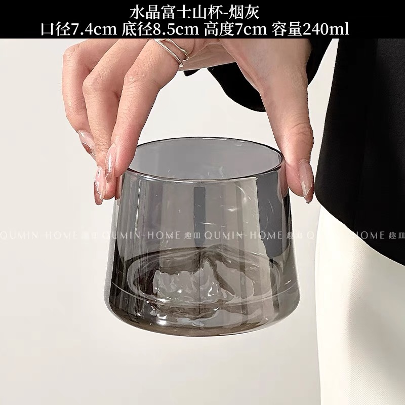 𝐂𝐢𝐞𝐥'𝐬、🥃 日式富士山杯觀山杯辦公室家用茶杯威士忌酒杯